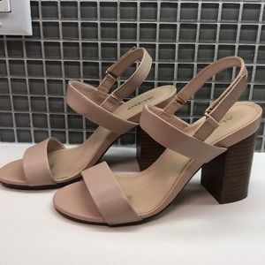 ALDO leather heel sandals
